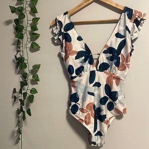 Aeropostale floral one piece
